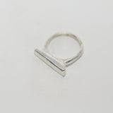 Engravable Row Signet Ring