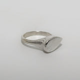 Engravable Pear Signet Ring