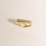 Engravable Row Signet Ring