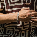 Hand-Carved Body Shop Chain Bracelet