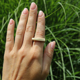 Engravable Row Signet Ring