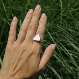 Engravable Trillion Signet Ring