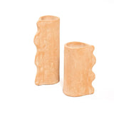 Scalloped Edge Terracotta Vase
