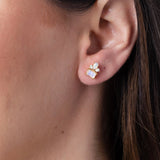 La Kaiser: Opal & Moonstone Studs