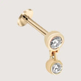 Diamond Drop Earring