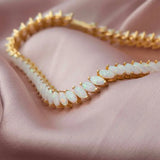 La Kaiser: Opal Flare Tennis Bracelet