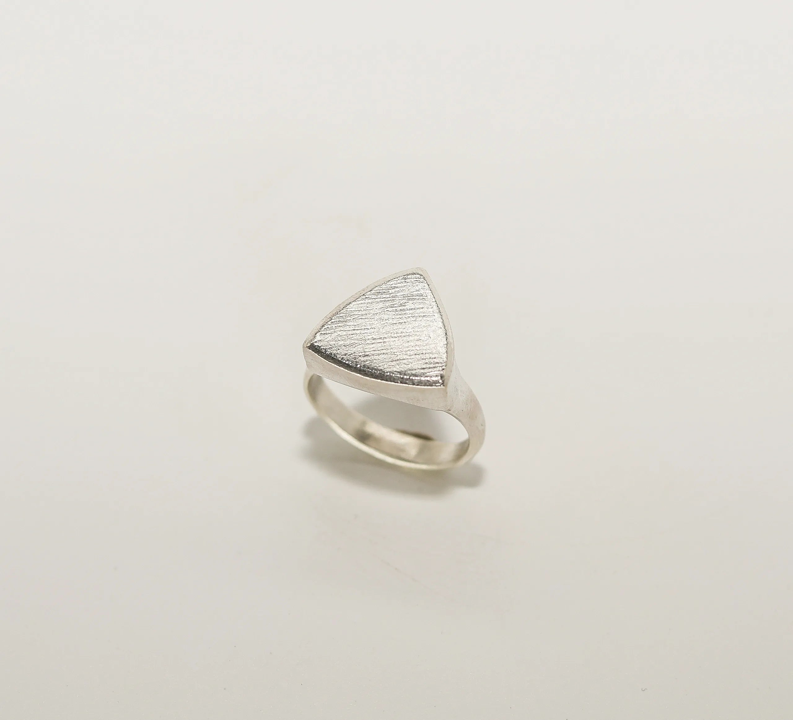 Engravable Trillion Signet Ring