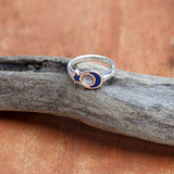 Vintage: Star & Moon Ring