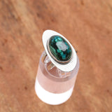 Vintage: Adjustable Malachite Ring