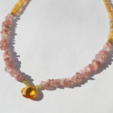 Strawberry Sun Necklace