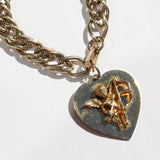 Vintage Cupid Chain Bracelet