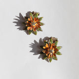 Vintage Citrus Bloom Earrings