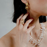 We Dream in Colour: Little Gold Crab Earrings