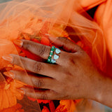 One-of-a-Kind Mystery Gemstone Stretch Ring