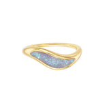 Opal Dreamers Wave Ring - Size 7