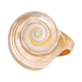 Turbo Swirl Shell Ring