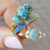 La Kaiser Blue Hues Dual Ring