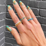 One-of-a-Kind Mystery Gemstone Stretch Ring