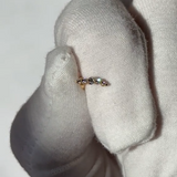 Crescent Diamond Earring